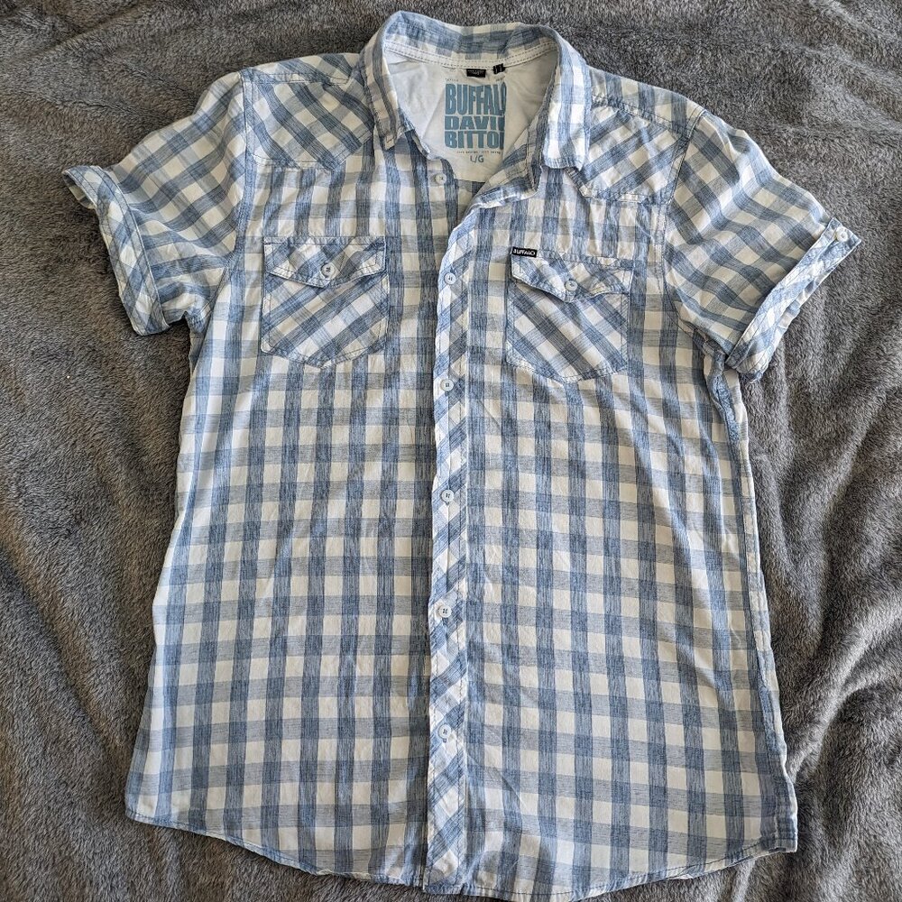 Men's Buffalo David Bitton Short sleeve button up shirt